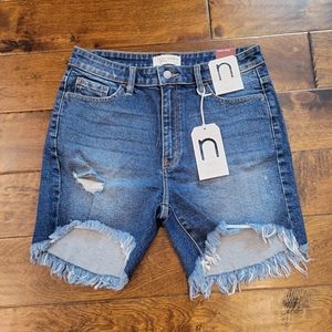 NWT Nature Denim Shorts Size L